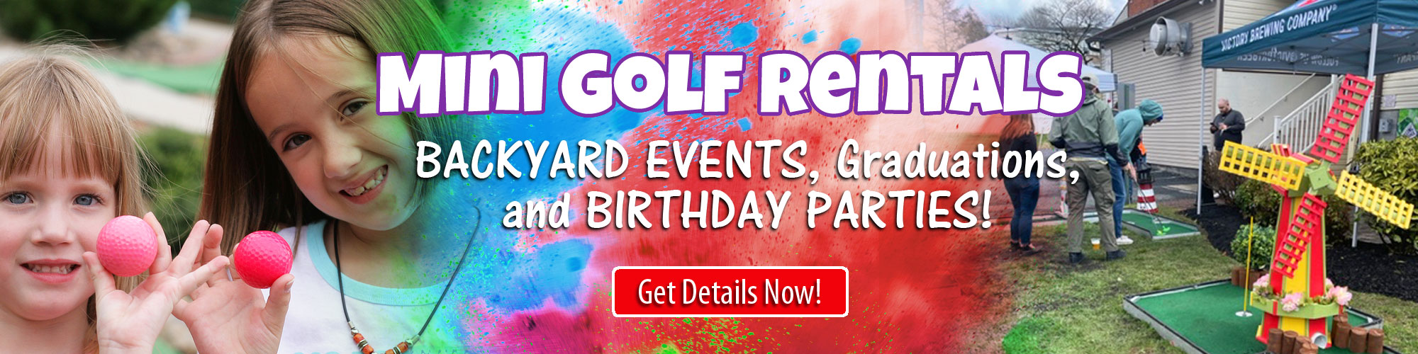 Backyard Mini Golf Rentals
